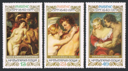 Bulgaria 2444-2446, 2447, MNH. Michel 2625-2627, Bl.73. Paul Peter Rubens, 1977. - Neufs