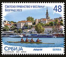 Serbia 2023. World Rowing Championships Belgrade 2023, MNH - Rowing