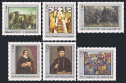 Bulgaria 1650-1655, MNH. Mi 1771-1776. Paintings 1967. By Dimitrov, Ilya Petrov, - Unused Stamps