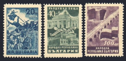 Bulgaria 626,C56-C57,MNH.Mi 666-668. Romanian-Bulgarian Friendship,1948.Battle, - Ungebraucht