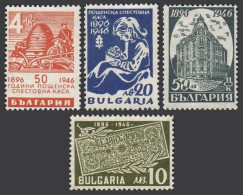Bulgaria 500-503,MNH.Michel 524-527. Bulgarian Postal Saving,50th Ann.1946. - Unused Stamps