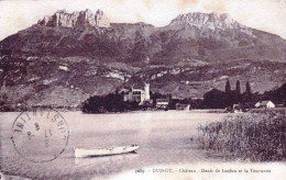 74 - Haute Savoie -  DUINGT - Le Chateau - Dents De Lanfon Et La Tournette - Duingt