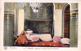 Maroc -  MEKNES -  Chambre A Coucher D'un Riche Marocain - Meknes