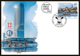 Serbia 2023. World Rowing Championships Belgrade 2023, FDC, MNH - Roeisport