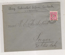 SLOVENIA,Austria 1888 LJUBLJANA LAIBACH Nice Cover AUG. TSCHINKEL SOHNE - Slowenien