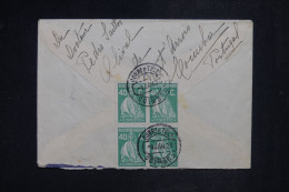 PORTUGAL - Lettre > Paris - Bloc De 4 - 1928 - A 2876 - Storia Postale