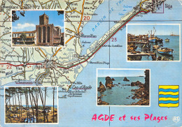 34-AGDE ET SES PLAGES-N° 4381-C/0275 - Agde