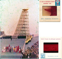 Diapositive Diapo N°6  Les Jeux Olympiques D'Hiver GRENOBLE 1968 JO6 Cérémonie D'ouverture Olympic Games JO 68 - Dias