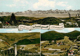 73928310 Schweigmatt_Schopfheim Panorama Mit Schweizer Alpen Aussichtsturm Hohe  - Schopfheim