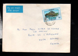 MAURICE LETTRE POUR LA FRANCE 1991 - Mauritius (1968-...)