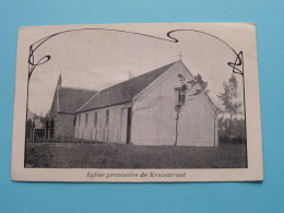 Eglise Provisoire De KRUISSTRAAT ( Moerbeke-Waes ) Evêque Du GAND Antoine STILLEMANS ! - Iglesias Y Las Madonnas