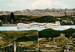 73928270 Schweigmatt_Schopfheim Panorama Mit Schweizer Alpen Hohe Moehr Fliegera - Schopfheim