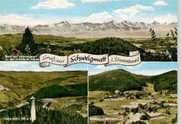 73928263 Schweigmatt_Schopfheim Panorama Mit Schweizer Alpen Hohe Moehr  - Schopfheim