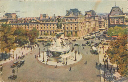 France Cpa Paris Republic Square - Otros Monumentos