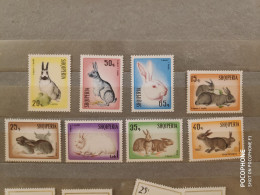 1967	Albania	Animals Rabbits   (F90) - Albanien