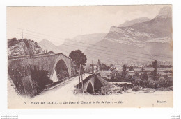 38 PONT DE CLAIX Vers Grenoble N°7 Les Ponts Et Le Col De L'Arc VOIR DOS - Grenoble