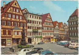 Tübingen: CITROËN 2CV, MERCEDES 180, OPEL REKORD P2, VW 1200 KÄFER, 1500 T3, T-BUS, BORGWARD ISABELLA  (Deutschland) - Voitures De Tourisme