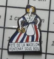 512G2 Pin's Pins / Beau Et Rare : VILLES / FETE DE LA MADELON FONTENAY SOUS BOIS - Città