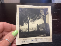 Photo Snapshot 1930 40 ITALIE ROME Janicule - Lugares