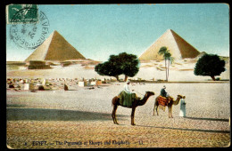 The Pyramids Of Kheops And Khphren LL 1908 - Guiza