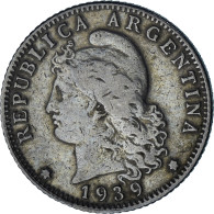 Argentine, 20 Centavos, 1939 - Argentine