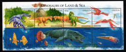 Liberia 2316-2323 Postfrisch Kleinbogen / Dinosaurier #JA204 - Liberia