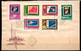 Ungarn 1907, 1911, 1913-1915 Und 1917 B Gestempelt Als FDC / Raumfahrt #JA157 - Other & Unclassified