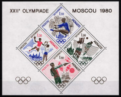 Monaco 1415-1418 Postfrisch Sonderdruck In Blockform / Olympische Spiele #JA154 - Andere & Zonder Classificatie