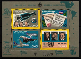 Uruguay Block 27 Postfrisch Apollo #JA469 - Other & Unclassified