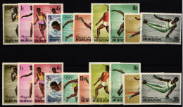 Burundi 125-134 A+B Postfrisch Olympische Spiele #JA428 - Autres & Non Classés