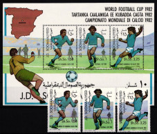 Somalia 315-317 Und Block 12 Postfrisch Fußballweltmeisterschaft #JA505 - Somalie (1960-...)