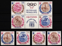 Monaco 1045-1048 Postfrisch Sechserblock / Olympia #JA456 - Autres & Non Classés