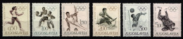 Jugoslawien 1290-1295 Postfrisch Olympische Spiele #JA429 - Autres & Non Classés