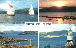 72452949 Arran Sailing On The Firth Sunset Cloch Lighthouse Gourock Harbour Arra - Andere & Zonder Classificatie