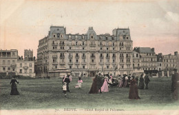 FRANCE - Dieppe - Hôtel Royal Et Pelouses - Animé - Colorisé - Carte Postale Ancienne - Dieppe