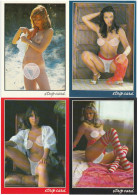 Pin-Ups - 9 Strip Card Postales à System - Années 60/70 - Mouillez Moi Je Disparais - Pin-Ups