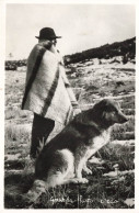 CARTE PHOTO - Guards - Pastor CCao - Chien - Animé - Poncho - Carte Postale - Andere & Zonder Classificatie