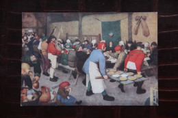 ART - Peinture : BRUEGHEL : Noce Villageoise - Peintures & Tableaux