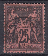 TIMBRE FRANCE SAGE N° 91 OBLITERATION CACHET ST DIE DES VOSGES - BON CENTRAGE - 1876-1898 Sage (Type II)