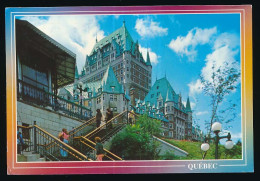 CPSM / CPM 10.5 X 15 Canada QUEBEC (10) Le Château Frontenac Vu De La Côte De La Montagne - Québec - Château Frontenac