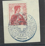 HELVETIA SUISSE 10C  KREIS DIRECTION LUZERN   FRAGMENT - Covers & Documents