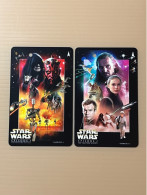 Singapore SMRT TransitLink Metro Train Subway Ticket Card, STAR WARS, Set Of 2 Used Cards - Singapur