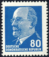 1331 Walter Ulbricht 80 Pf ** Postfrisch - Nuevos