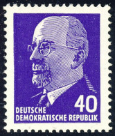 936 Walter Ulbricht 40 Pf ** Postfrisch - Unused Stamps