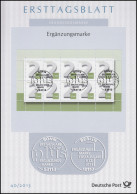 ETB 40/2013 Ergänzungsmarke, Ziffer 2 Cent Als Zehnerbogen/Kleinbogen - 2011-…