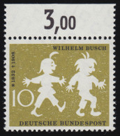 281 Wilhelm Busch 10 Pf ** Oberrand - Neufs