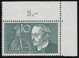 284 Rudolf Diesel ** Ecke O.r. - Neufs