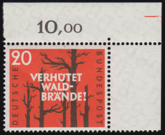 283 Waldbrandverhütung ** Ecke O.r. Dg-1+ - Unused Stamps