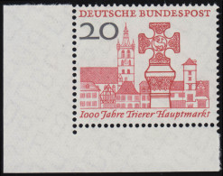 290 Trierer Hauptmarkt ** Ecke U.l. 0-1 - Unused Stamps