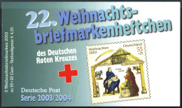 DRK/Weihnachten 2003/2004 Die Heilige Familie 55 Cent, 5x2370, Tagesstempel - Sonstige & Ohne Zuordnung